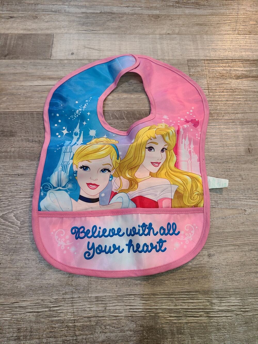 Disney baby princess bib